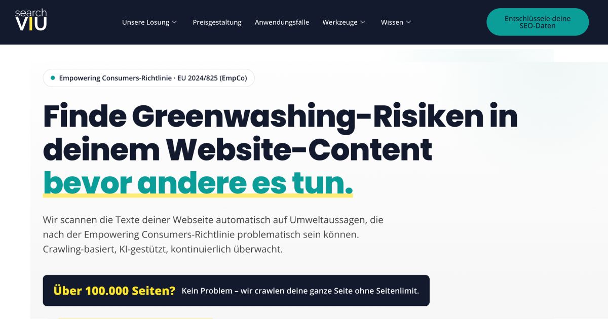 EmpCo Compliance Check | Automated EU Green Claims Screening